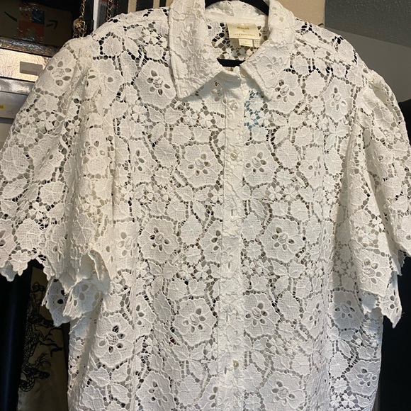 Anthropology Maeve Lace Top - Picture 15 of 15